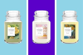 Yankee Candles collage: cupcake, sage, and lemon
