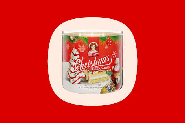 Little Debbie Christmas Tree Cake Candles Are on Sale for Just $13.99 card image