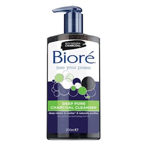 Biore Deep Pore Charcoal Face Wash