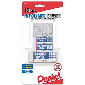 Pentel Hi-Polymer Eraser Combo Pack