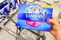 Tampax Pearl Tampons, Only $5.24 per Box at Walgreens card image