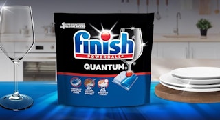 a bag of dishwashing pods