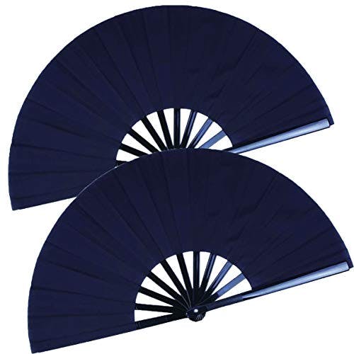Folding Hand Fan 2-Pack