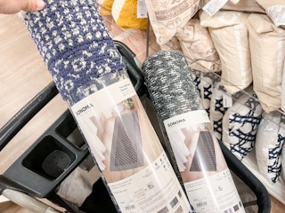 rugs in cart at kohl's