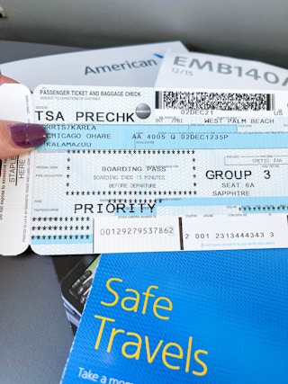 airplane ticket