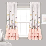 Flutter Butterfly Curtain Pair