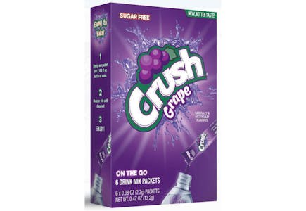 3 Crush Grape Drink Mixes