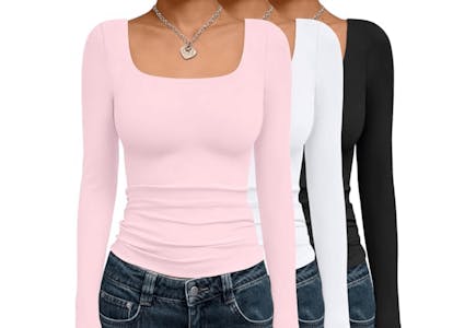 Women's Long-Sleeve Shirt Pack