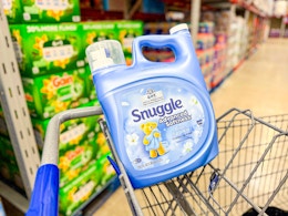 snuggle softener in shopping cart