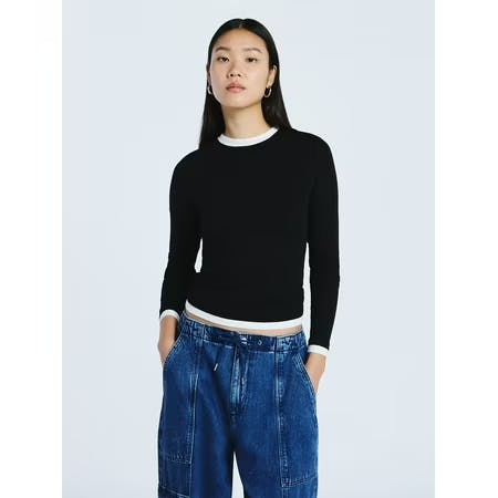 Scoop Women's Double-Layer Rib Tee
