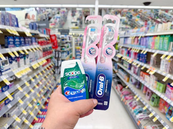 Get 3 Crest and Oral-B Products for $0.17 Each at Walgreens