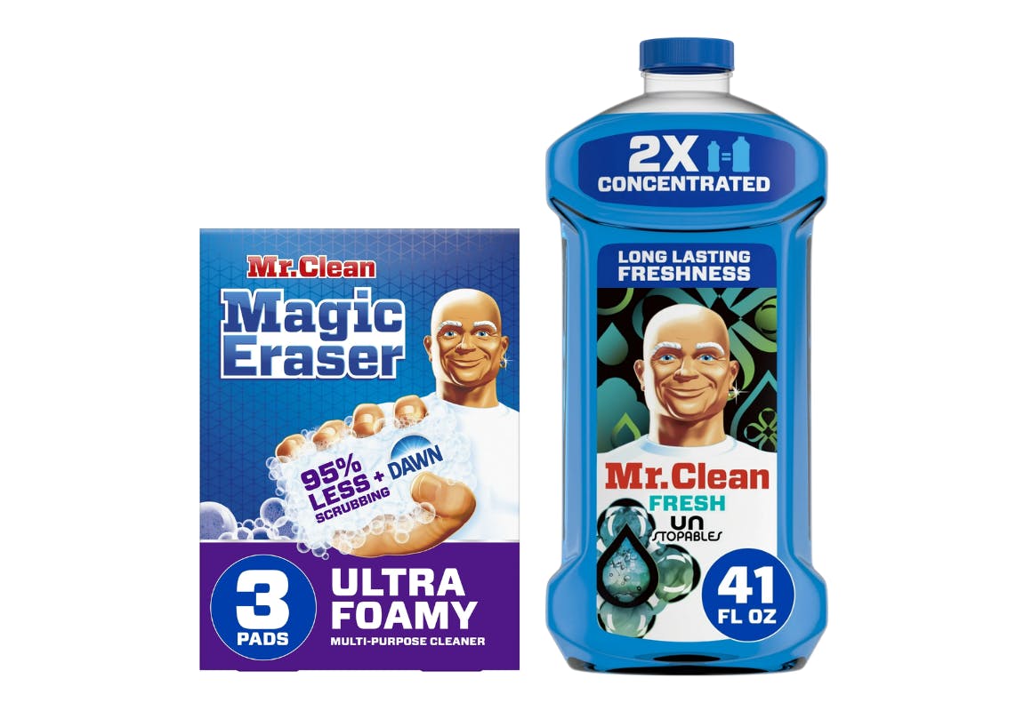 2 Mr. Clean Products
