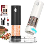 Electric Salt and Pepper Grinder Set