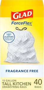 3 Glad ForceFlex Trash Bags Boxes