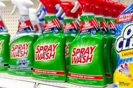 Spray n Wash aisle at Target