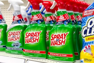 Spray n Wash aisle at Target