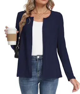 Women's Open Front Cardigan