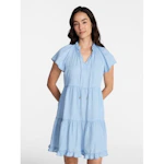 Time and Tru Women's Tiered Mini Dress