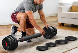 Adjustable Dumbbells Free Weight Set