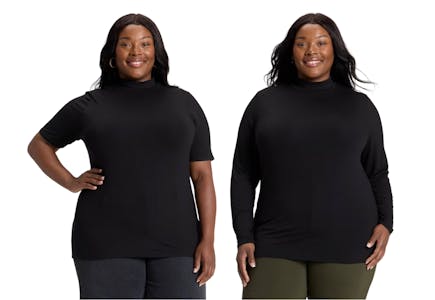 2 Ava & Viv Women's Plus T-shirts