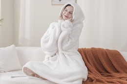 Wearable Blanket Hoodie, Only $9.99 on Amazon (Reg. $19.99) card image