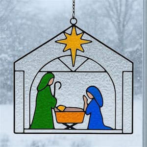 Nativity Scene Suncatcher