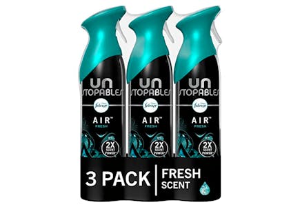 Febreze Air Freshener Spray 3-Pack