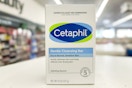 cetaphil cleansing bar on a shelf