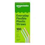 Amazon Basics Disposable Straws