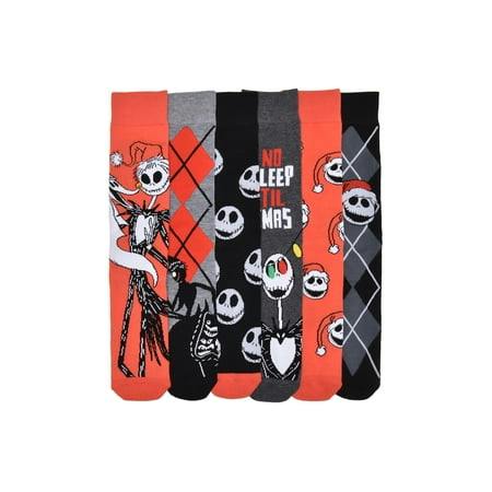 Nightmare Before Christmas Crew Socks 6-Pack
