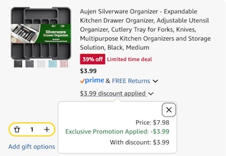 Expandable Silverware Organizer