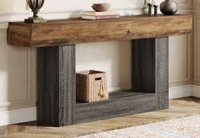 Tribesigns Farmhouse Sofa Table