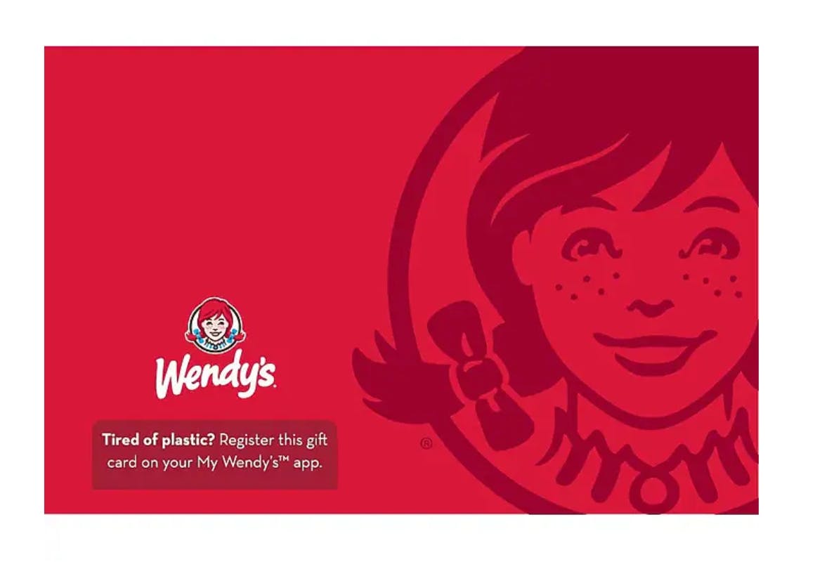 Wendy's Gift Card