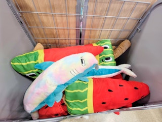 xxl dog toys in a basket at petsmart