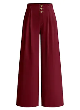 BTFBM Women's Wide Leg Dress Pants
