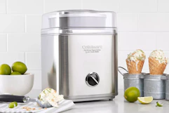 ice cream machine on counter