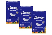 3 Kleenex 6-Packs
