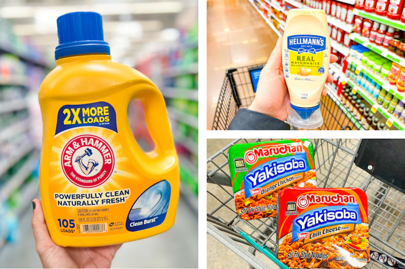 detergent mayo noodles collage
