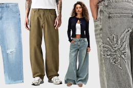 Men's and women's jeans from Tilly's