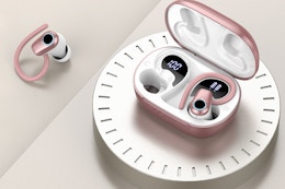 These $150 Waterproof Wireless Earbuds Are Now $13 on Amazon (4.8 Stars) card image