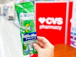 Get a Free Gillette Disposable Razor at CVS card image