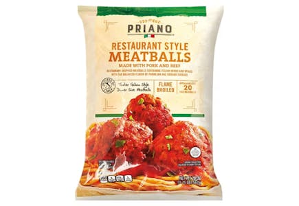 Priano Restaurant Style Meatballs