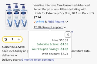 vaseline unscented