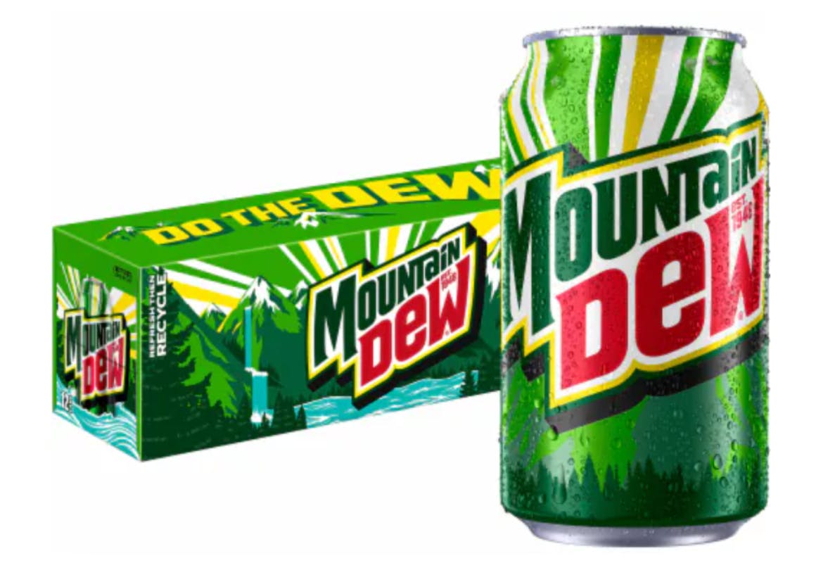 Mountain Dew Soda 12-Pack