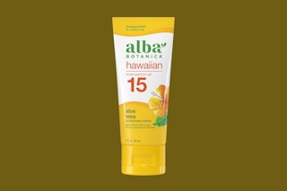alba botanica sunscreen