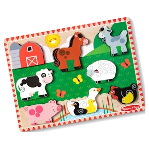 Melissa & Doug Wooden Chunky Puzzle