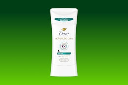 Dove Advanced Care Deodorant, as Low as $1.95 on Amazon (Reg. $6.97) card image