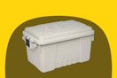 Stock image of the Plano Storage Box in the color Smoke (size: 14 gal)