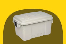 Stock image of the Plano Storage Box in the color Smoke (size: 14 gal)