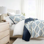 Reversible Quilt and Sham Set